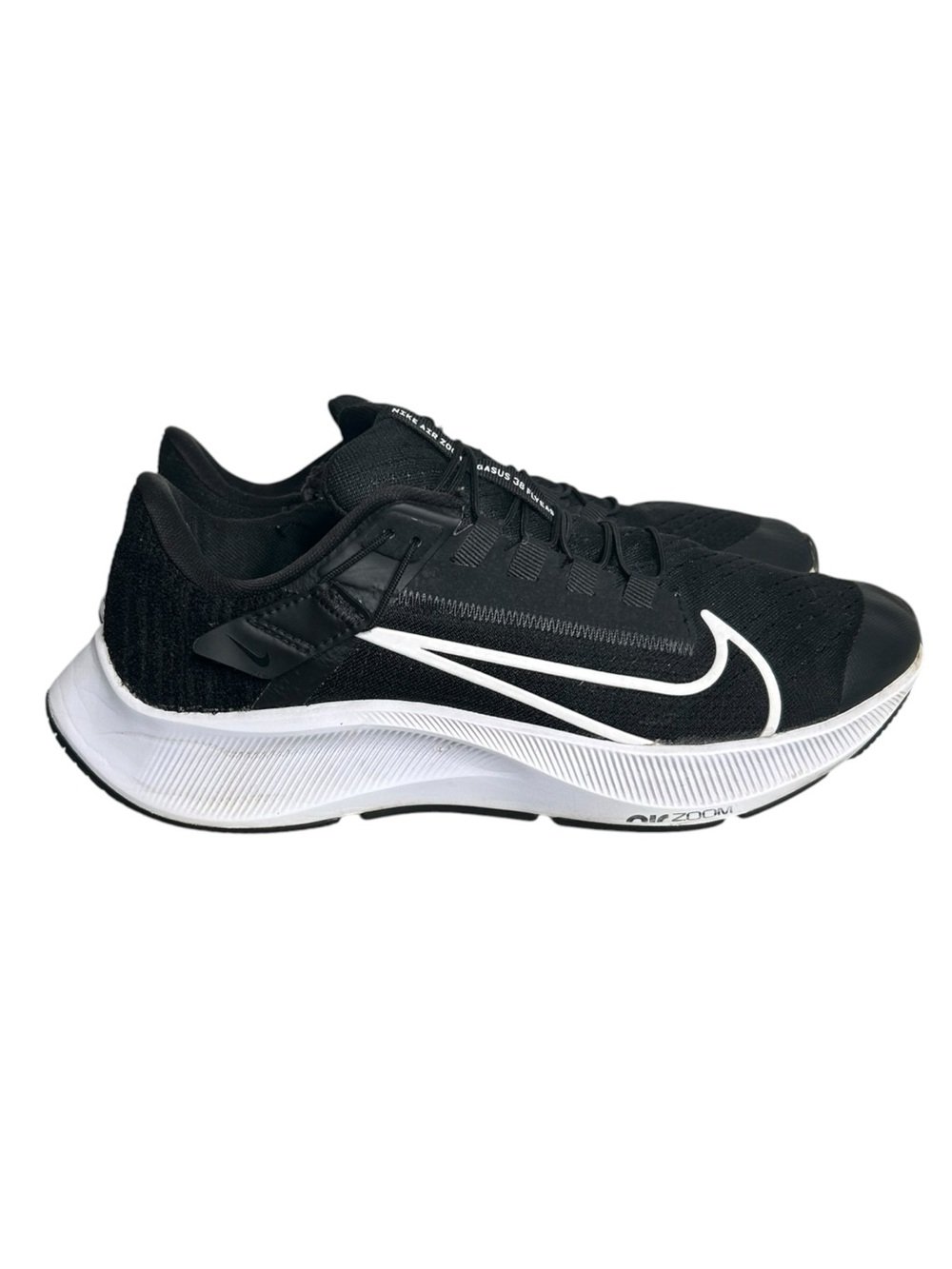 Nike Air Zoom Pegasus 38 FlyEase 'Black White' DA6698-001 Sneaker Women's Size 7